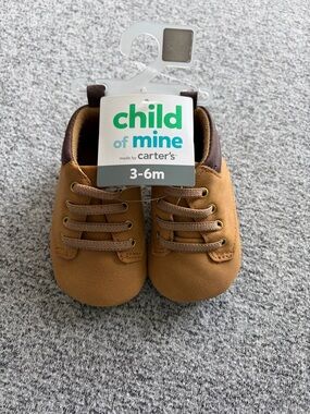 Carters Brown Baby Shoes - 3-6M
